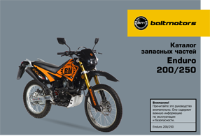Мотоцикл Enduro / Motard 200 DD